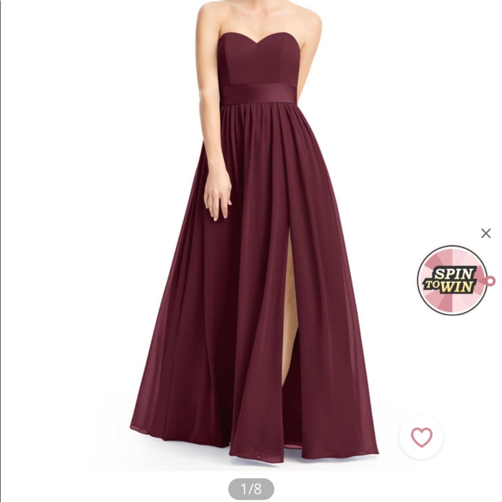 Azazie Fiona Cabernet - A8 ish (read description)